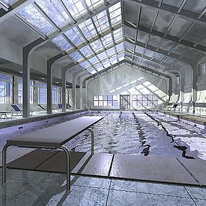 3D Indoor Pool