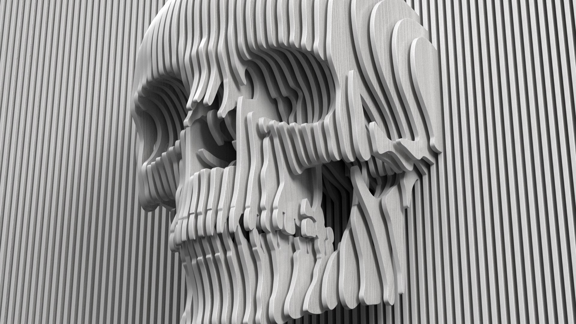 3D Parametric Wooden Scull Set Model - TurboSquid 2371516