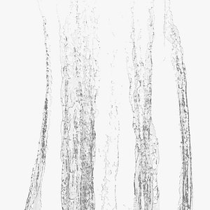 Water Splash With Streams and Droplets