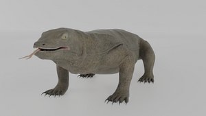 3D Komodo Dragon