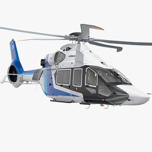 3D model Civil Helicopter Airbus H160 Rigged