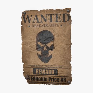 3D wanted poster v1 -