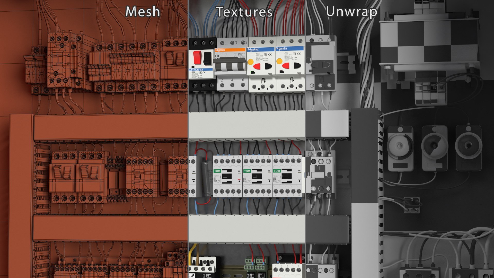 Electrical Panel model TurboSquid 1980689