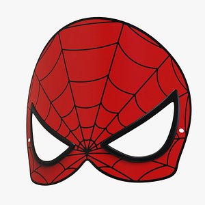 SpiderMan Mask Children 3D model