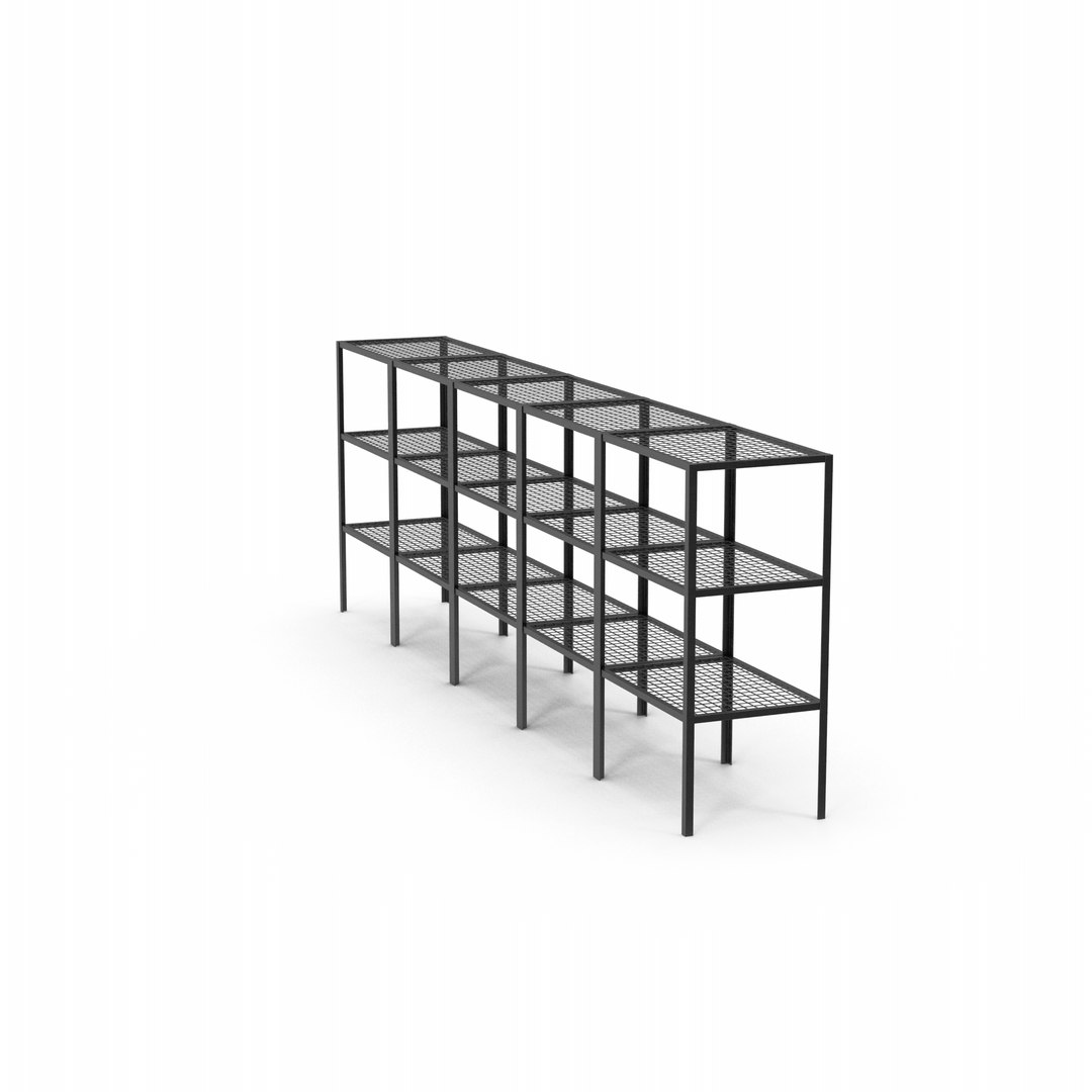 Warehouse Racks 3D Model - TurboSquid 2374062