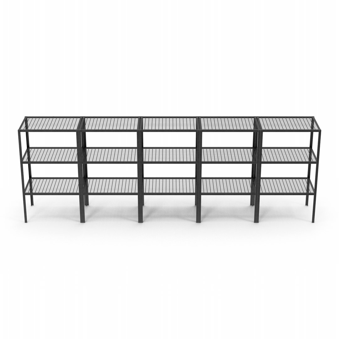 Warehouse Racks 3D Model - TurboSquid 2374062