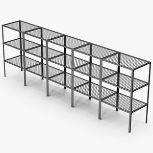 Warehouse Racks 3D model