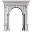 Arched interior doorway in a classic style 3D model