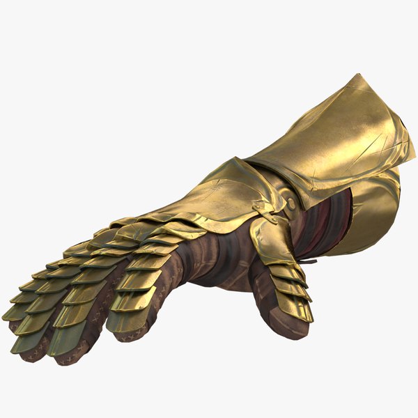 medieval glove 3D model