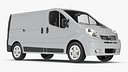 White Transporter Opel Vivaro