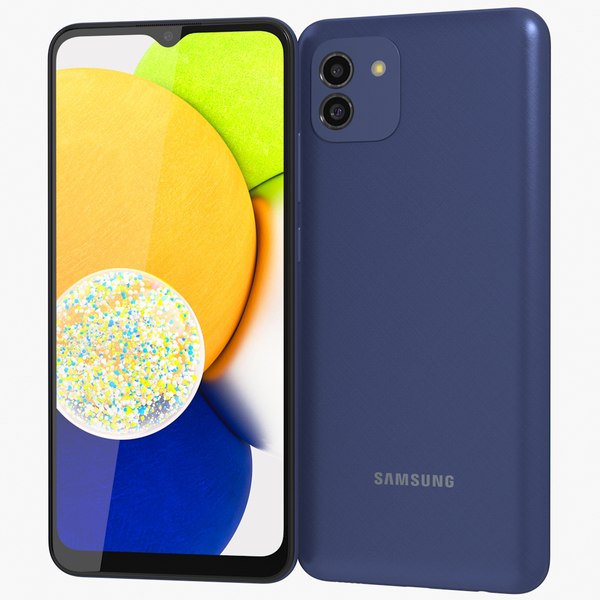 modelo 3d Samsung Galaxy A03 Azul - TurboSquid 1868870