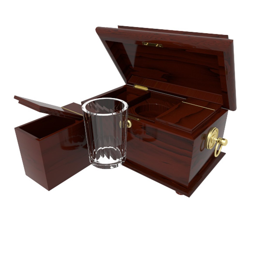 3d Model Victorian Tea Caddy