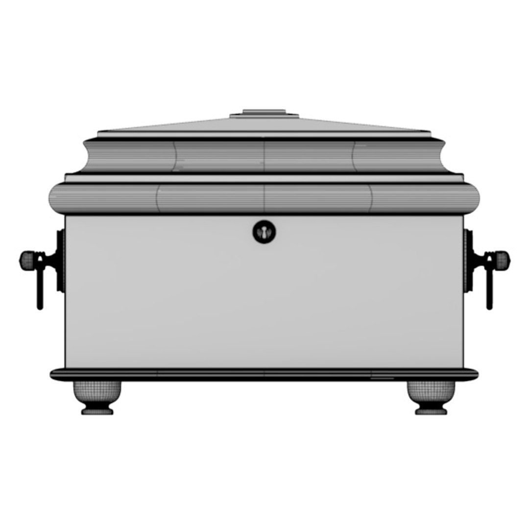 3d Model Victorian Tea Caddy