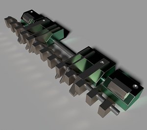 3D sci fi shaft