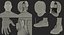 french olympic fencers fight 3D model