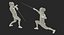 french olympic fencers fight 3D model