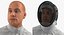 french olympic fencers fight 3D model