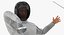 french olympic fencers fight 3D model
