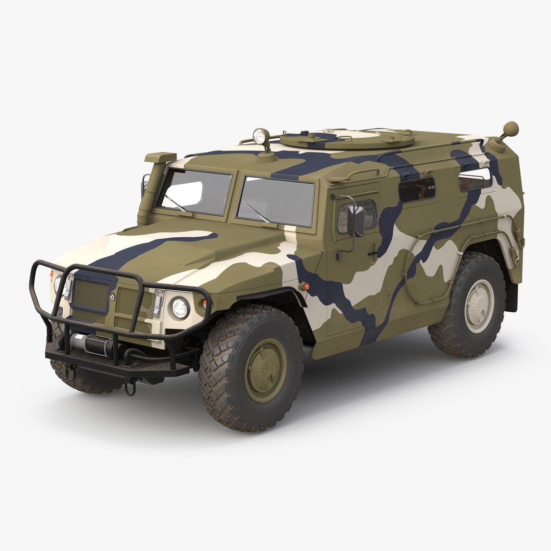Infantry Mobility Vehicle GAZ Tigr M 3D model preview