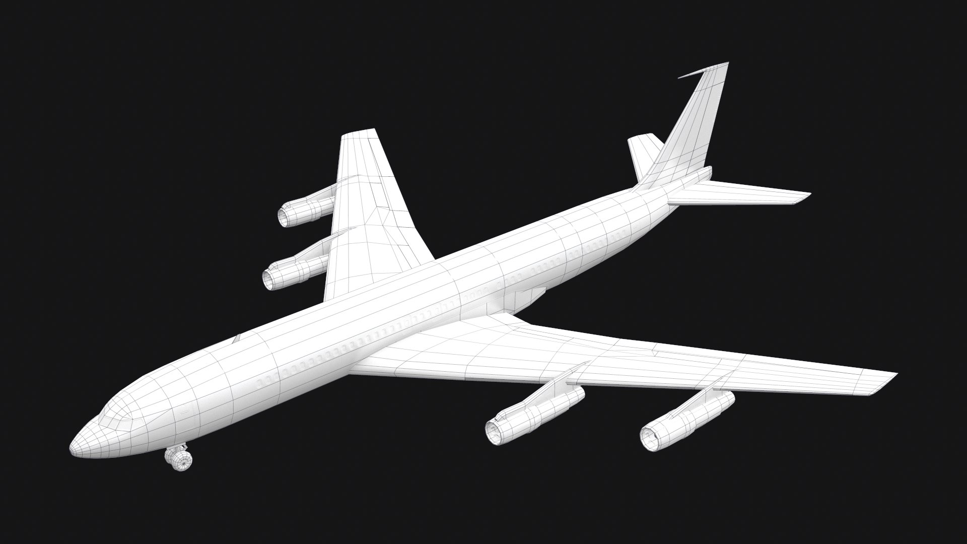 3d Aircraft Vc-137c Boeing 707
