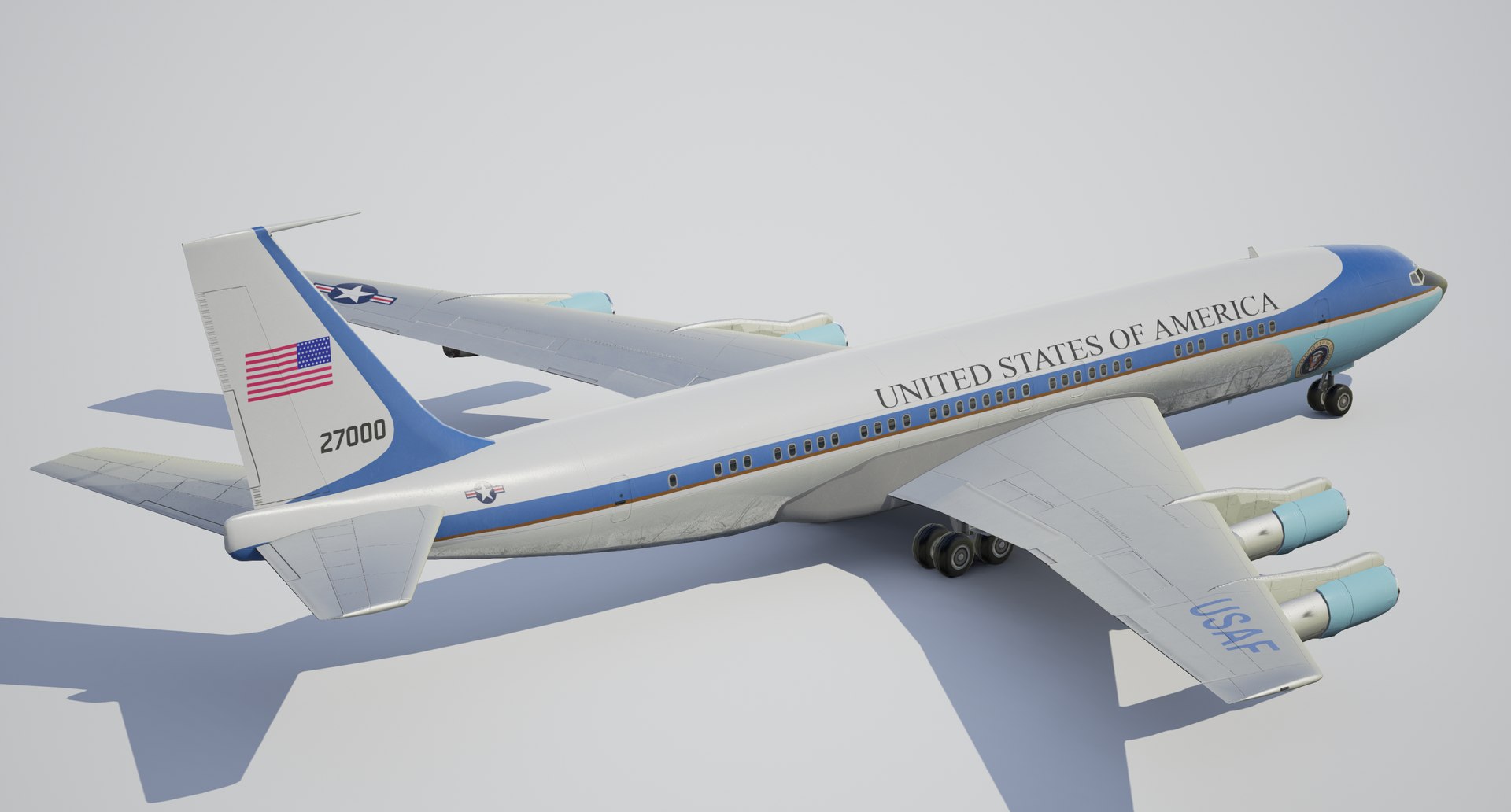 3d Aircraft Vc-137c Boeing 707
