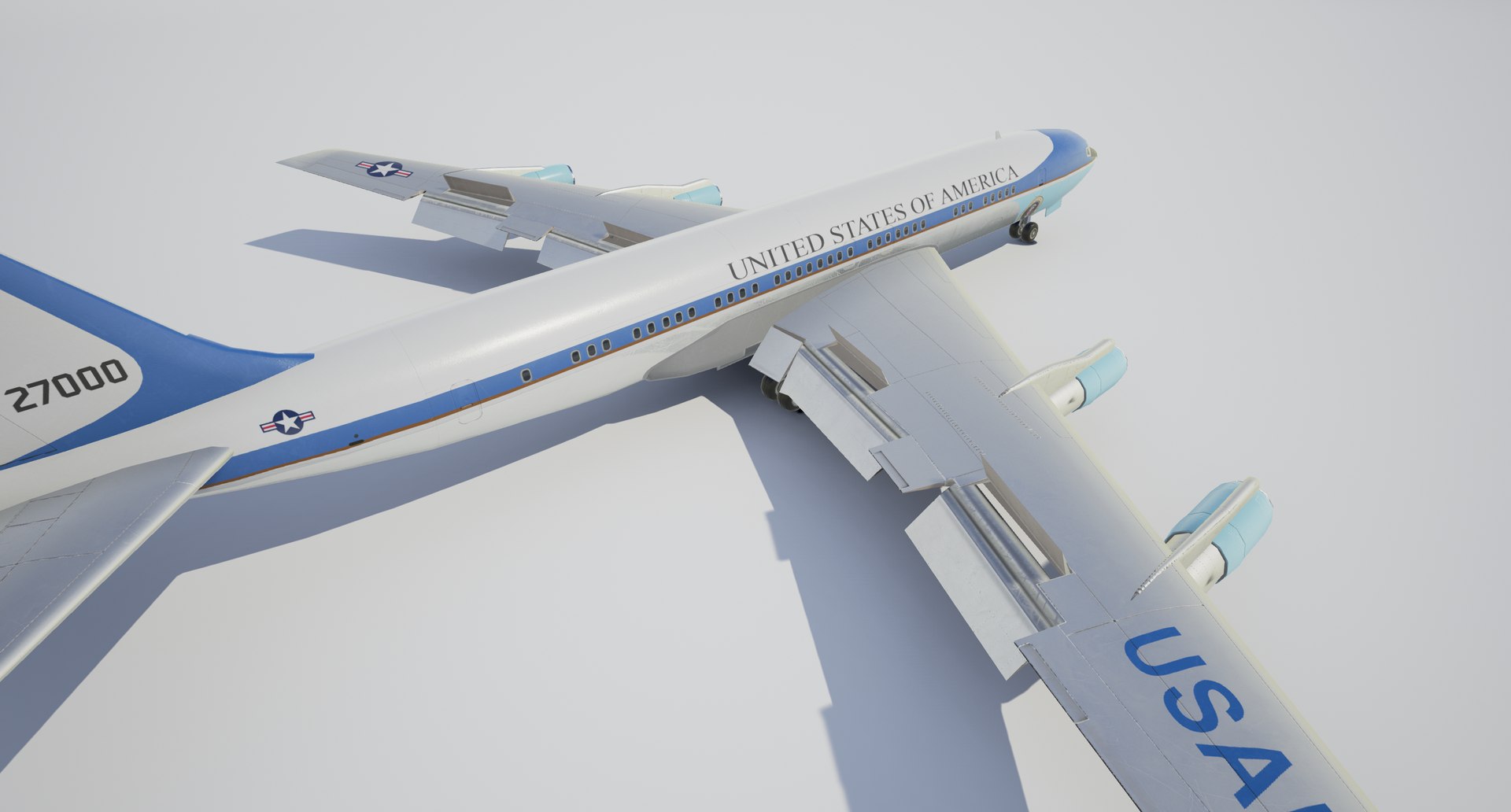 3d Aircraft Vc-137c Boeing 707