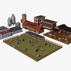 collection of industrial and commercial buildings
