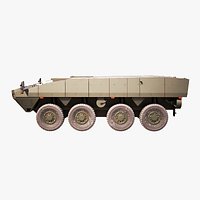 KTO Rosomak Patria AMV Base Hull PBR LODs