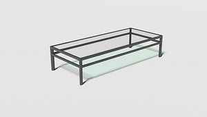 glass table model