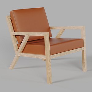 Gus Modern - Truss Chair - Vegan Appleskin Leather Cognac