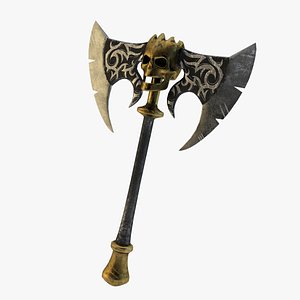 3D axe dark
