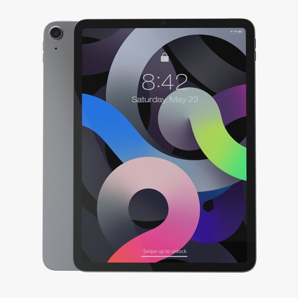 modelo 3d Apple iPad Air 4 2020 Gris espacial - TurboSquid 1644871
