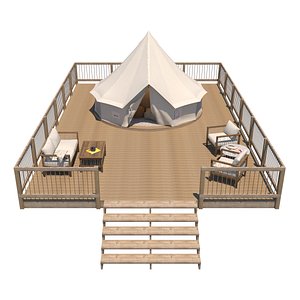 Canvas Bell Tent for Glamping