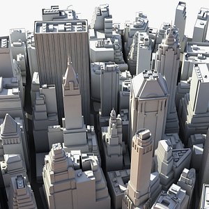 3d model manhattan lower water