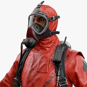 3D Hazmat Worker Level B model