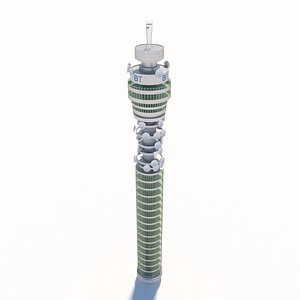 BT tower 3d model