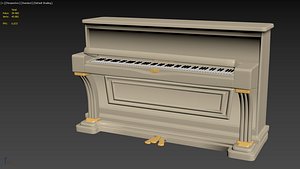 classical piano 3D