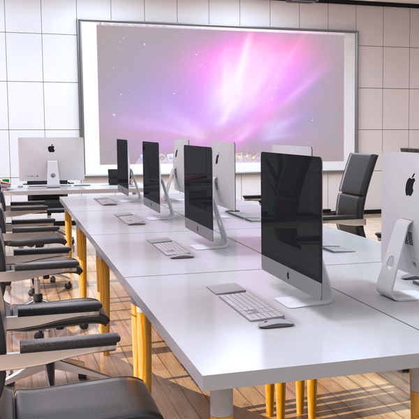 3D model Computer Classroom