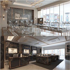 Jewelry Store Interior Bundle