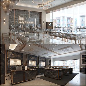 Jewelry Store Interior Bundle