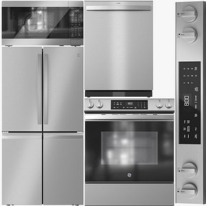 3D model GE Appliance Collection 13 GRS500PVSS JES1109RRSS PAD28BYTFS PDT755SYVFS