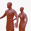 Rigged Low Poly Male and Female Characters