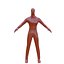 Rigged Low Poly Male and Female Characters