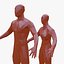 Rigged Low Poly Male and Female Characters