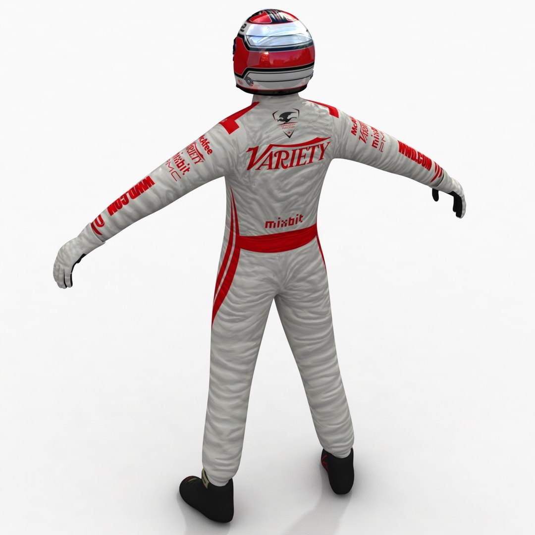 Dragon Formula E Driver 3d Model