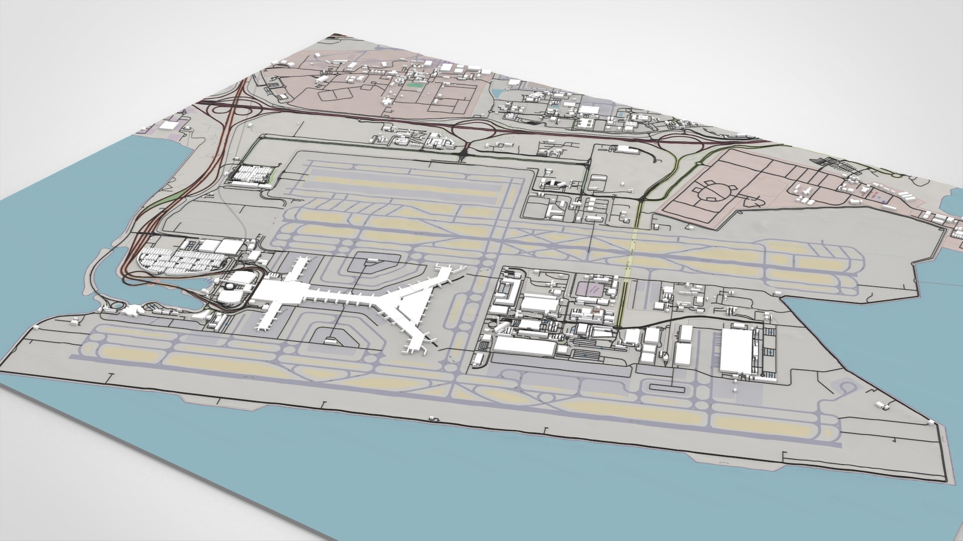 3D Hamad International Airport Model - TurboSquid 2423990