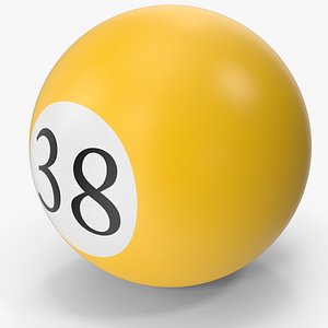 3D model Bingo Ball 38