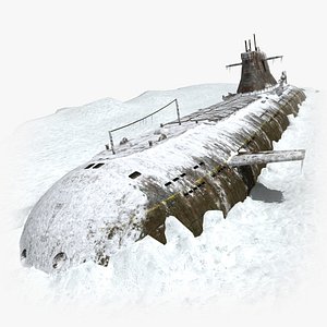 Submarine In Snow