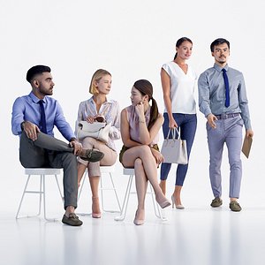 3D corona character model