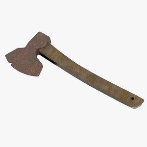 3D axe used model